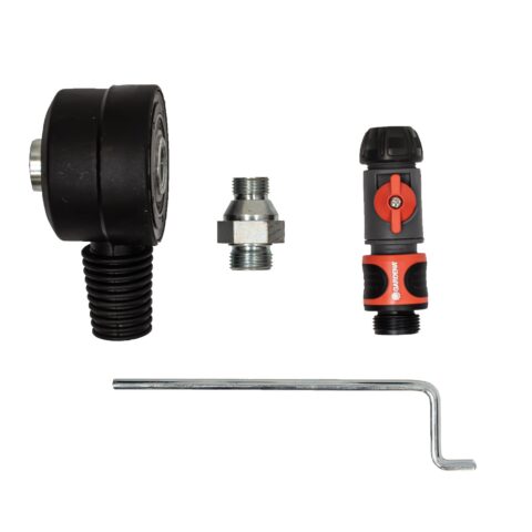 Saugrotor ½“ BSP (F) x ½“ BSP (M) mit Gardena Anschluss