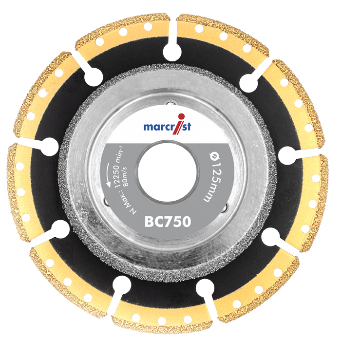 BC750 Diamantschneid-/anfasscheibe für Rohre