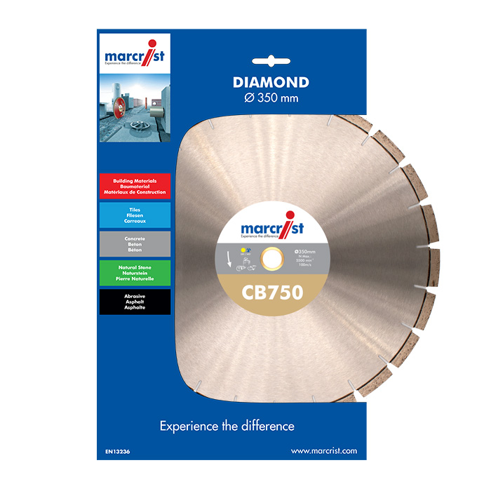 CB750 Beton-Diamanttrennscheibe für Bodensägen – Bild 4