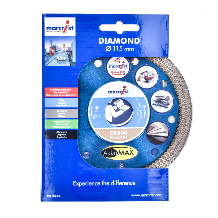 CK850 AkkuMAX Fliesen- und Feinsteinzeug-Diamanttrennscheibe – Bild 4