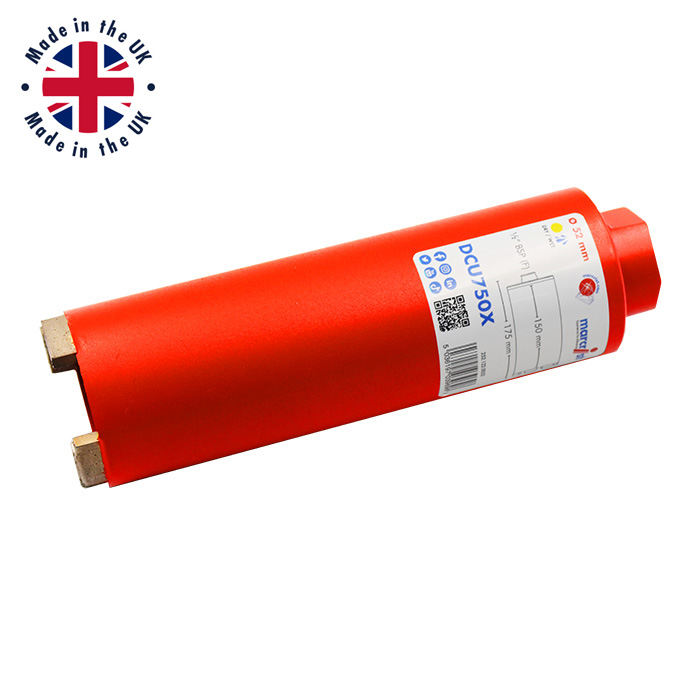 DCU750X Hochleistungs-Diamant-Trockenbohrkrone