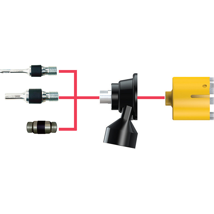 Professionelle Staubabsaugung M16 (M) für effizientes Dosensenken – Bild 5